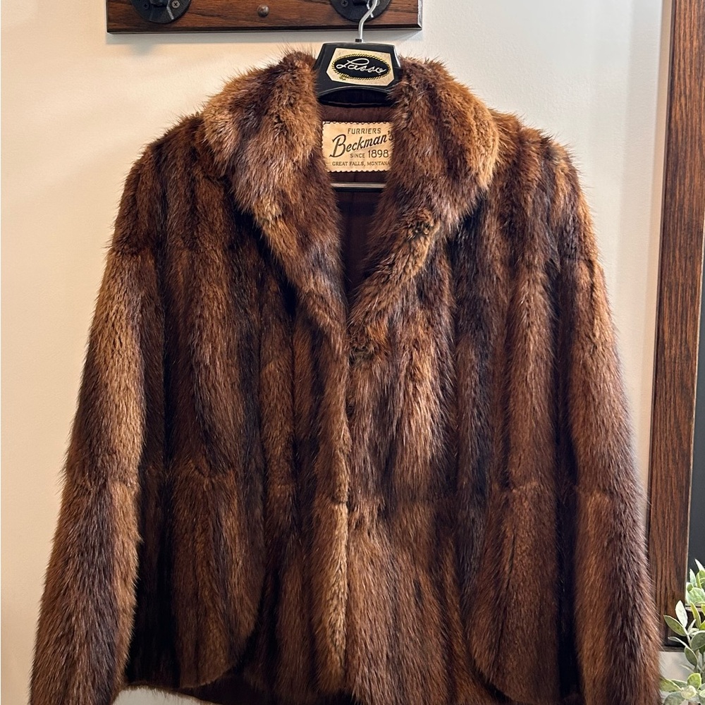 Fur Stole Vintage 1920s Beckman's Mink - Picture 2 of 16